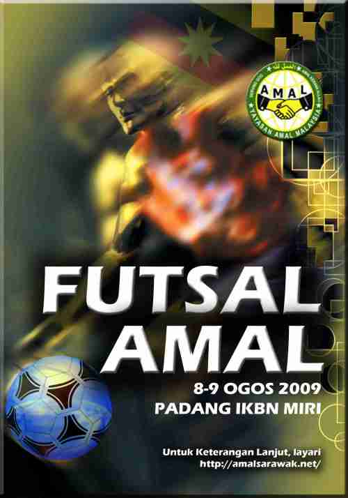 Poster Futsal AMAL Merdeka 2009